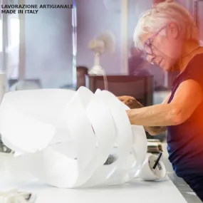 Suspension LZ-FLAT S 100CM E27 LED polilux lustre multicolore de couleur noir blanc intérieur ultramoderne