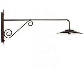 Applique murale SO-ANTIQUE 929 E27 LED 109CM lampe murale en aluminium gris classique bras plat extérieur IP43