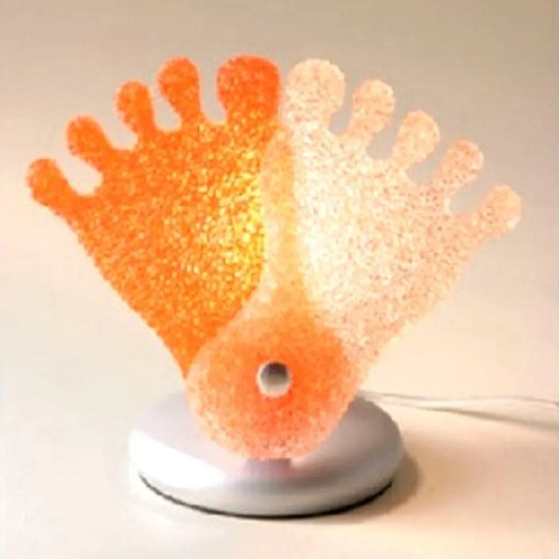 Abat-jour AO-PIEDE LU 1903 E14 LED cristallo polimero lampada tavolo interno IP20