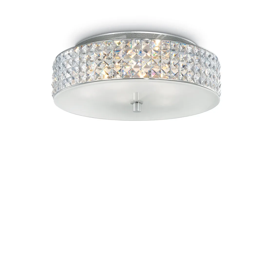 ID-ROMA PL6 G9 plafonnier LED cristal clair carré plafonnier rond intérieur moderne