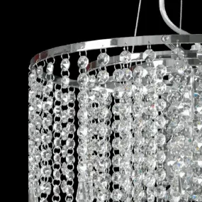 Sospensione PD-TRESOR 217 lampadario cristallo interno metallo IP20 E27