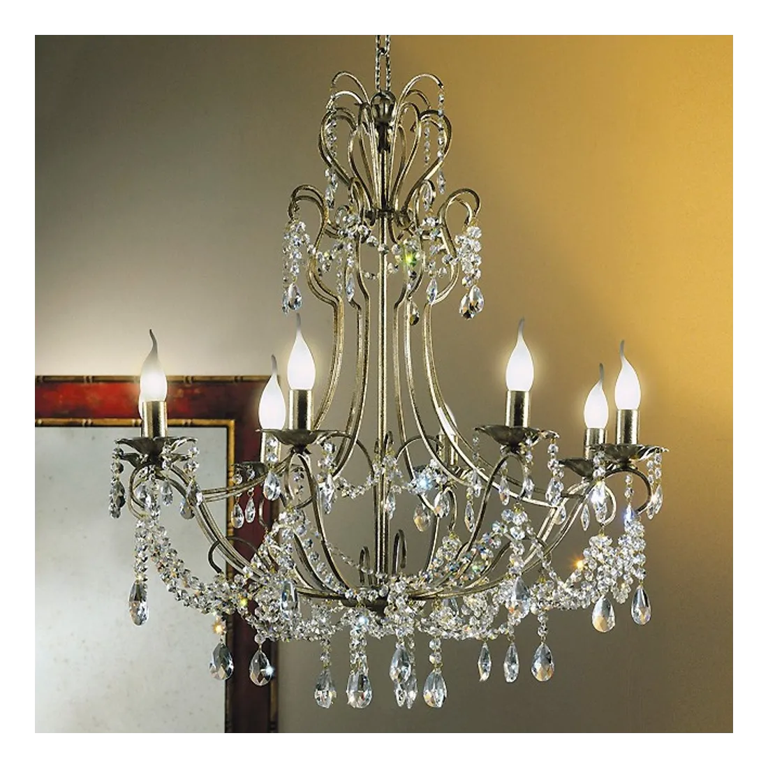 Lampadario IRIDE 3980 8F Flami