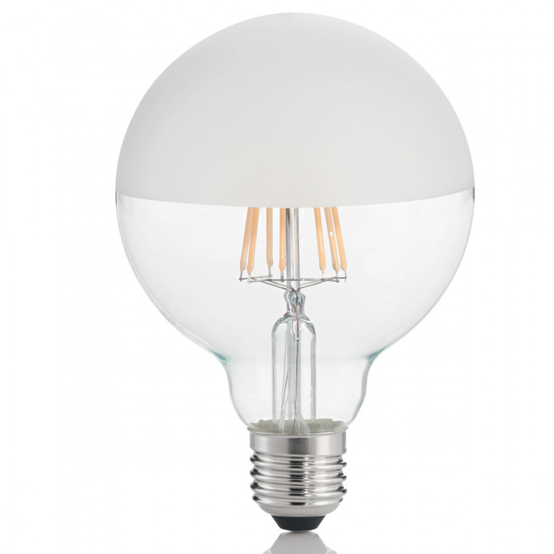 Lampadina ID-CLASSIC E27 8W 780LM 9.5cm globo satinato luce calda interno