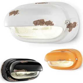 FE-VINTAGE applique murale C291 E27 LED IP20 lampe rustique traditionnelle en céramique cage murale ovale toit intérieur