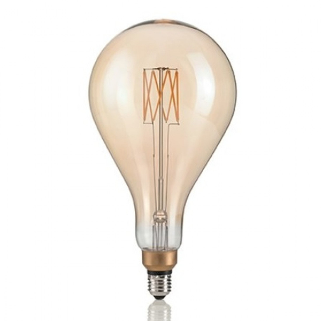 Ampoule ID-VINTAGE XL E27 8W LED 640LM goutte de verre ambre rétro lumière très chaude à l'intérieur