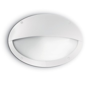 Ideal Lux POLAR 2 AP1 OVAL 096735 096728 E27 LED IP66 lámpara de pared de resina lámpara de pared moderna