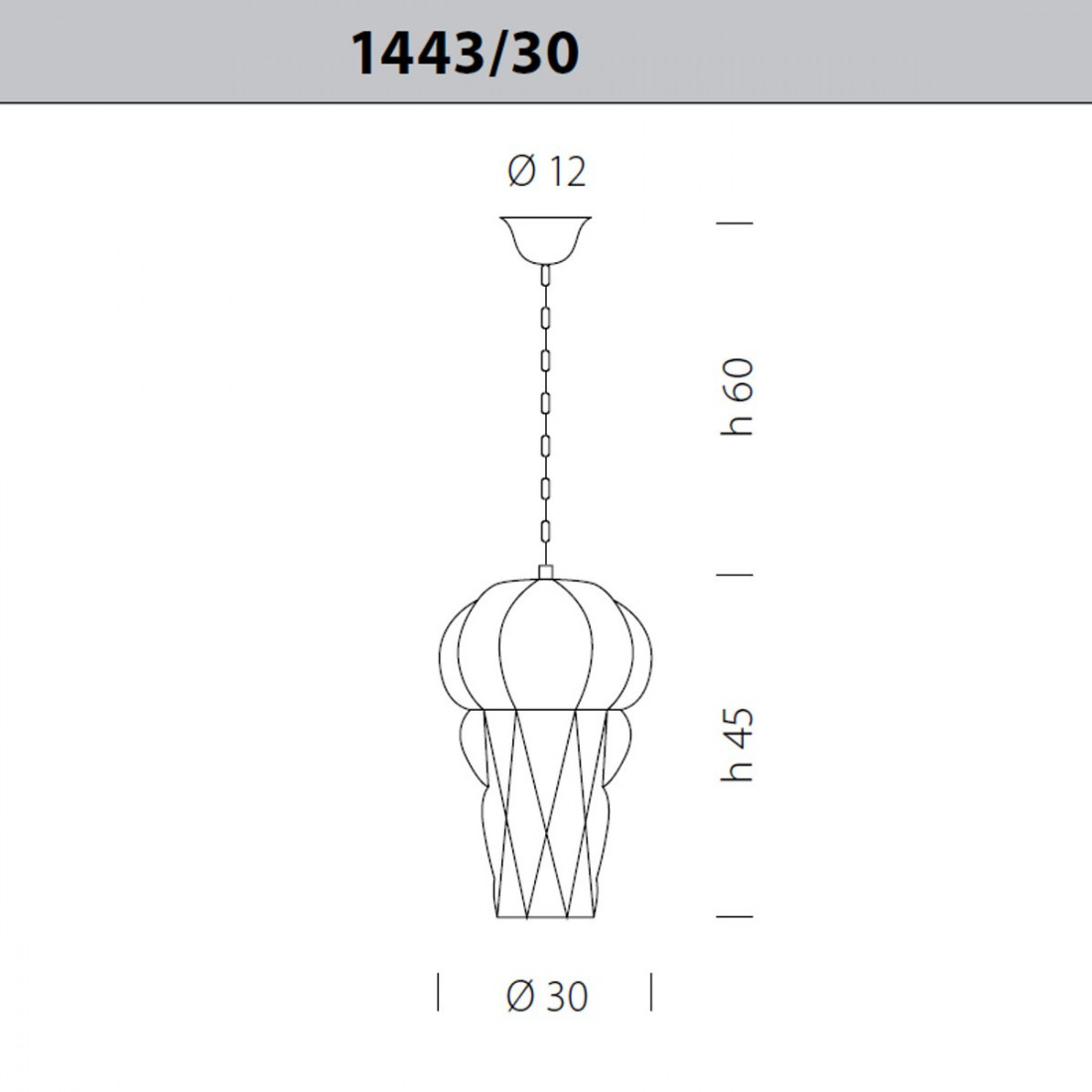 Sospensione SY-TIEPOLO 1443 E27 LED INOX acciaio classico vetro soffiato lampadario murano interno