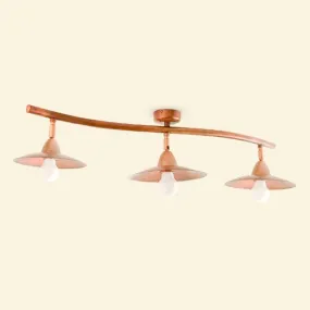 Plafoniera BA-ELITRA 3 luci lampada soffitto parete classica rustica interno E27