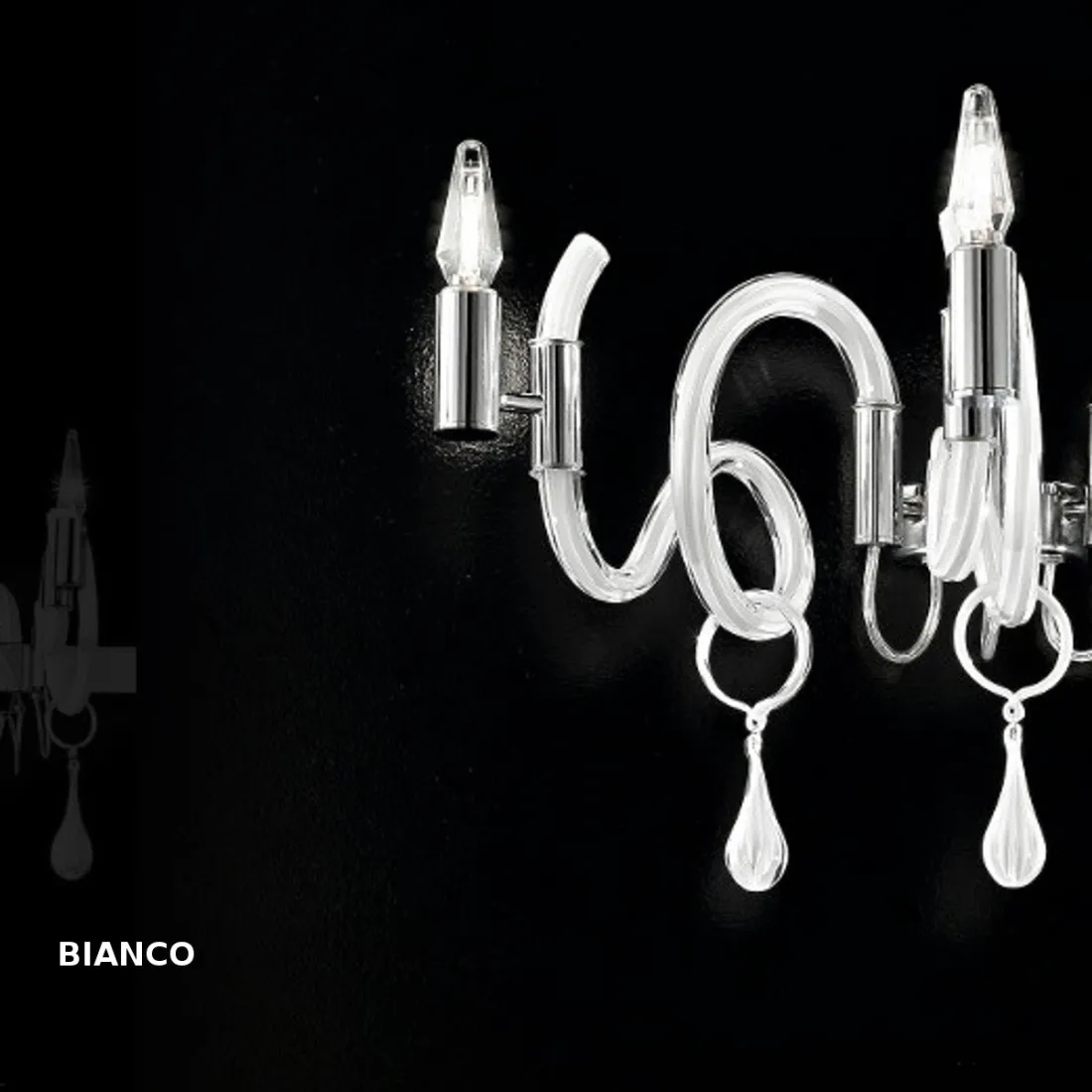 Lustre SY-STREET 2001 6 E14 LED intérieur moderne en verre de murano