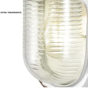 Applique FE-BRINDISI C292AP E27 LED IP40 ceramica artigianale esterno lampada parete monoemissione