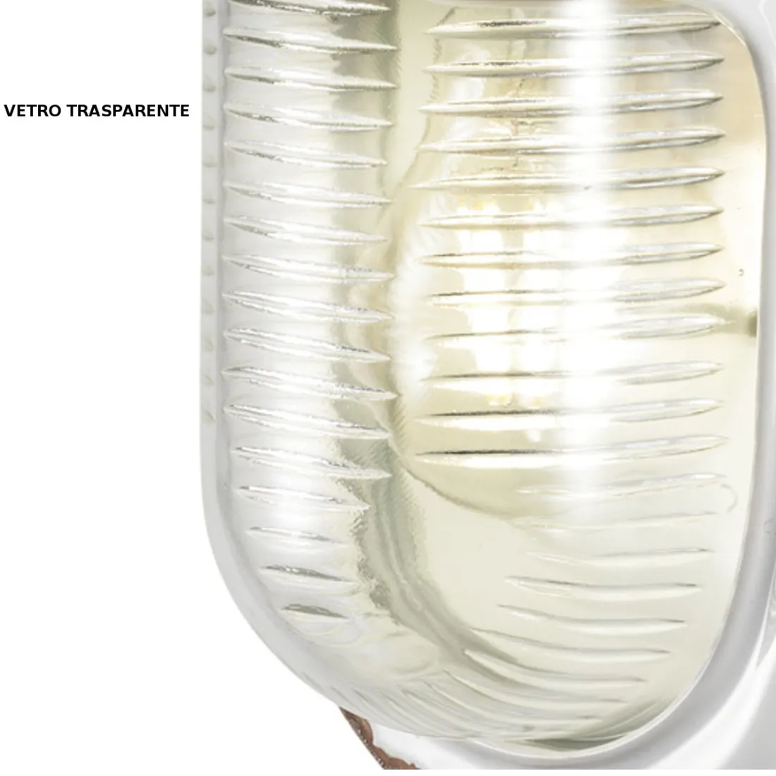 Applique FE-BRINDISI C292AP E27 LED IP40 ceramica artigianale esterno lampada parete monoemissione