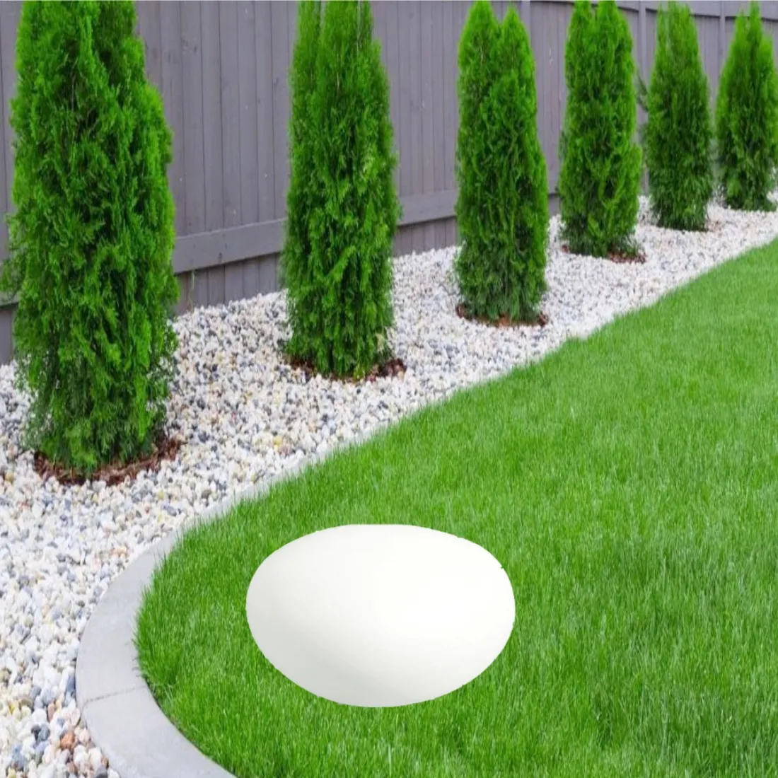 Lampe ID-SASSO PT1 D40 E27 LED 33CM IP44 lampe de sol en plastique blanc mat moderne d'extérieur