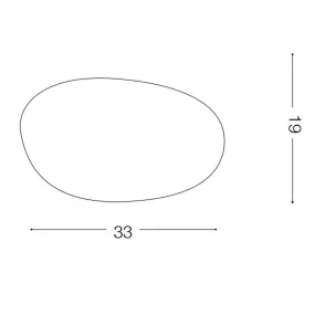 Lampe ID-SASSO PT1 D40 E27 LED 33CM IP44 lampe de sol en plastique blanc mat moderne d'extérieur