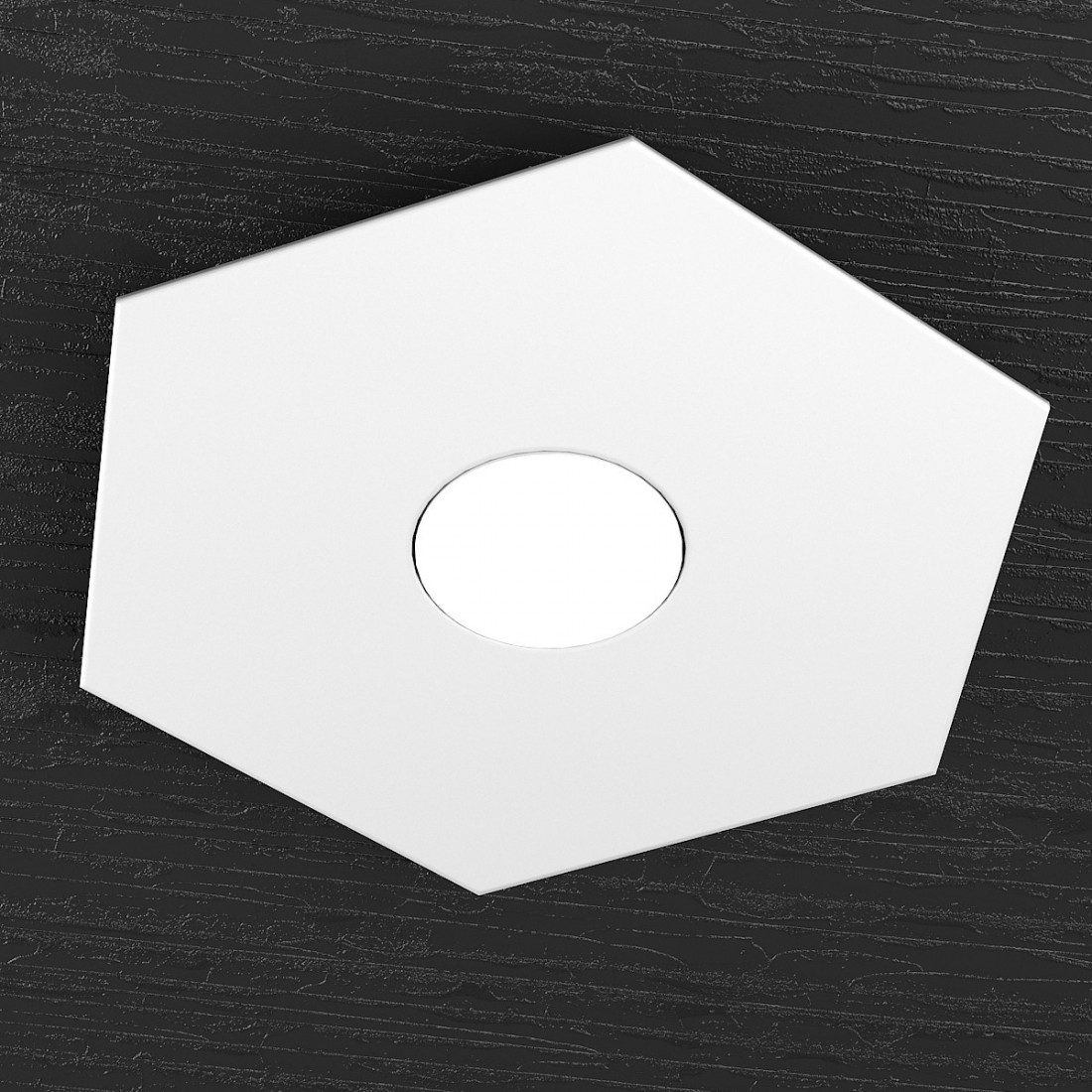 Applique TP-HEXAGON 1142 1L GX53 LED metallo esagonale lampada parete soffitto moderna interno