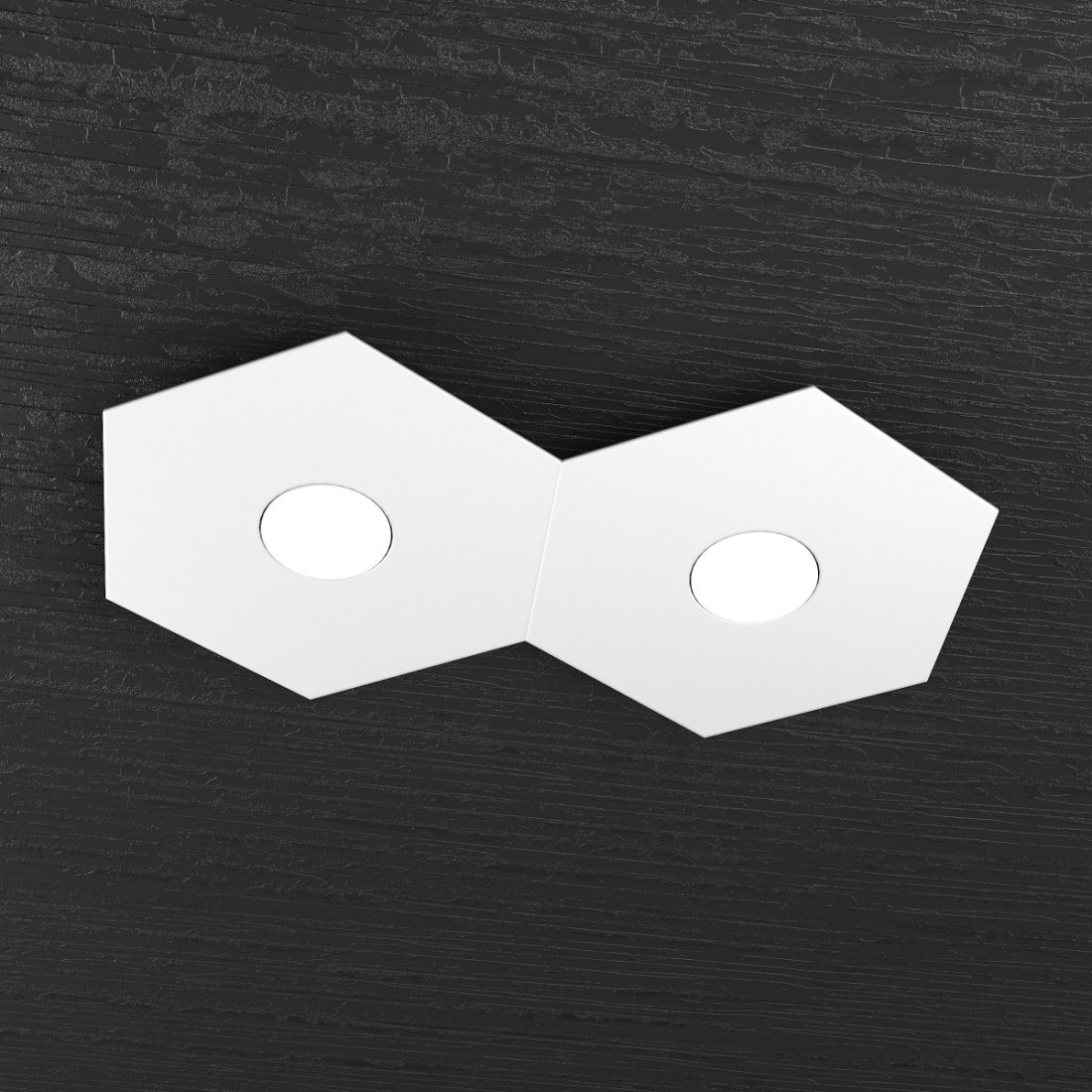 Plafonnier TP-HEXAGON 1142 2L GX53 LED applique murale hexagonale en métal plafond intérieur moderne