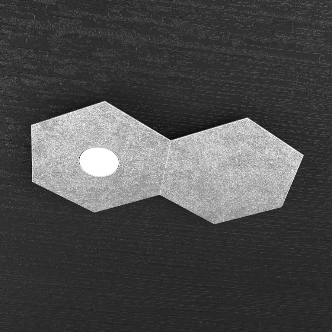 Plafoniera TP-HEXAGON 1142 1L1D GX53 LED metallo esagonale lampada parete soffitto moderna interno