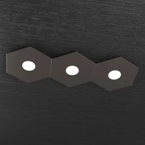Plafoniera TP-HEXAGON 1142 3L GX53 LED metallo esagonale lampada parete soffitto moderna interno