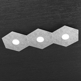 Plafoniera TP-HEXAGON 1142 3L GX53 LED metallo esagonale lampada parete soffitto moderna interno