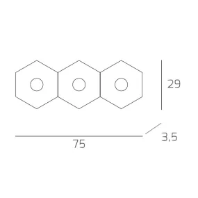 Deckenleuchte TP-HEXAGON...