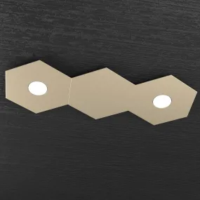 Plafonnier TP-HEXAGON 1142 2L1D GX53 LED métal lampe hexagonale plafond plafond intérieur moderne