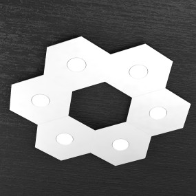 Plafoniera moderna Top Light HEXAGON 1142 6L A3 GX53 LED tonda lampada parete soffitto