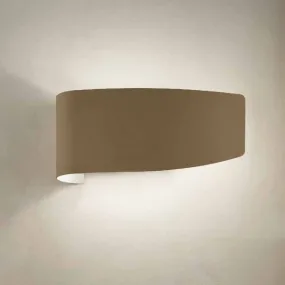 Applique FB-VIRGOLA 582 A E27 LED metallo colorato biemissione lampada parete moderna interno