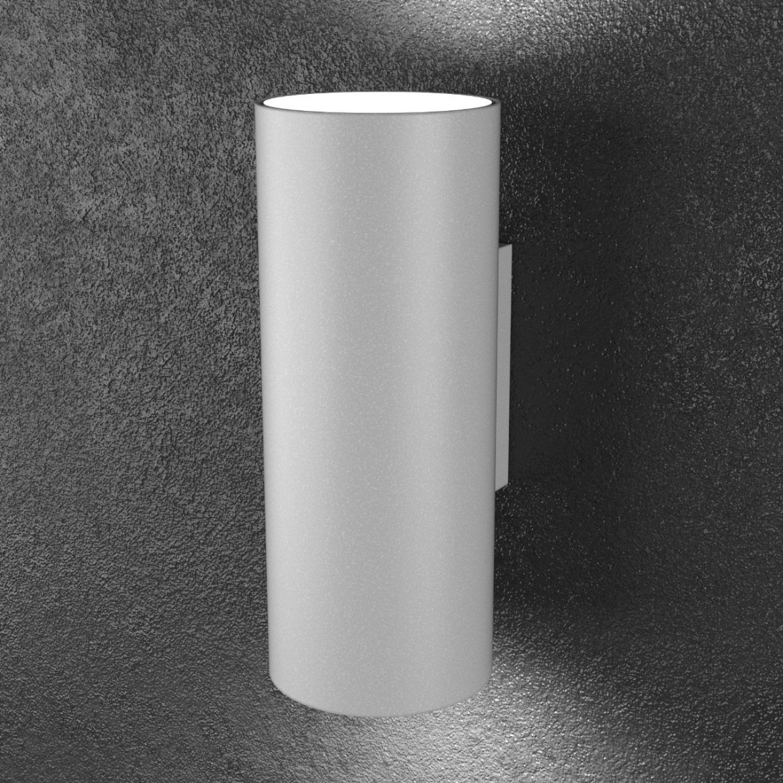 Applique TP-SHAPE 1143 AG GX53 LED metallo bianco grigio sabbia lampada parete cilindro moderna interno