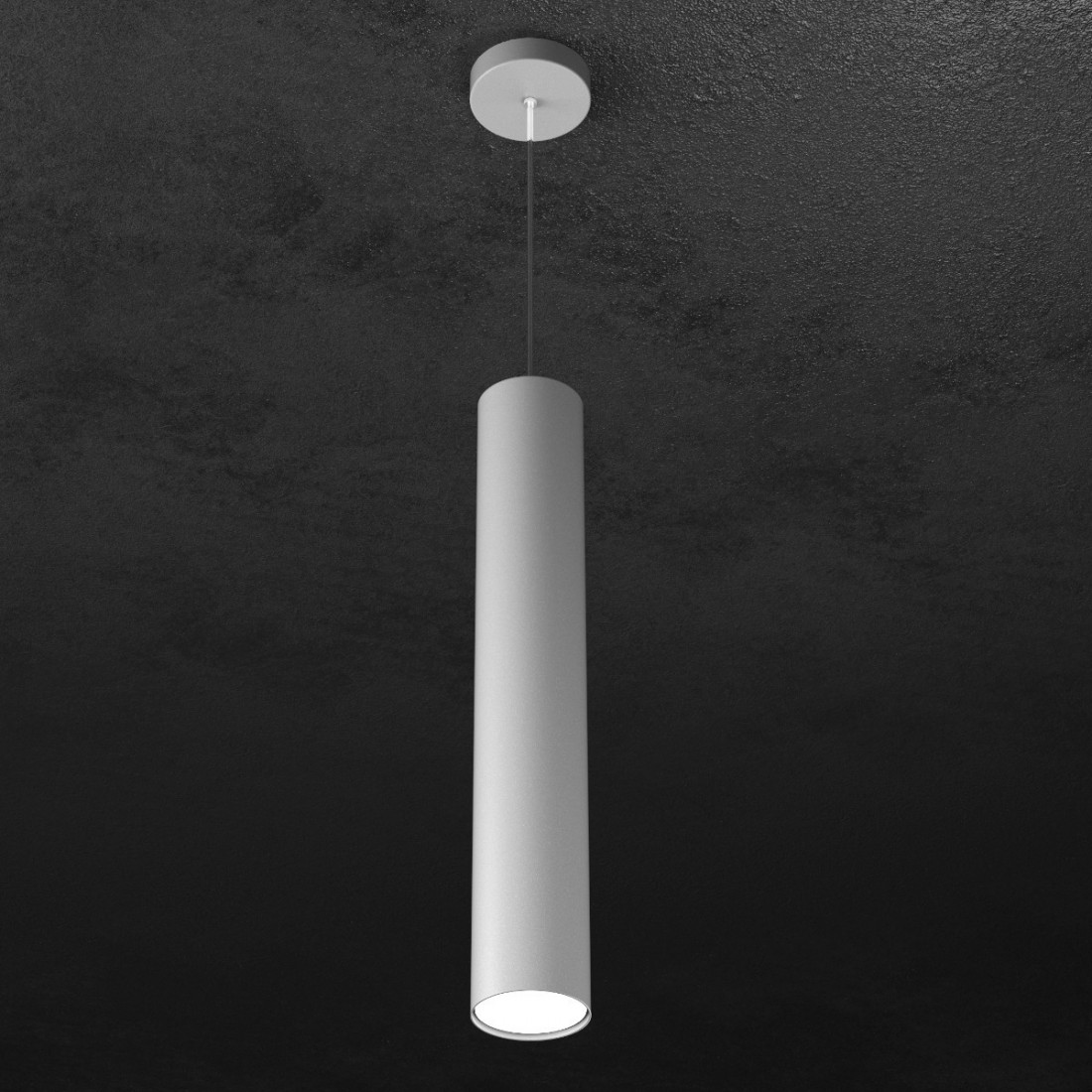 Sospensione TP-SHAPE 1143 S50 GX53 LED metallo bianco grigio sabbia lampada parete cilindro moderna interno