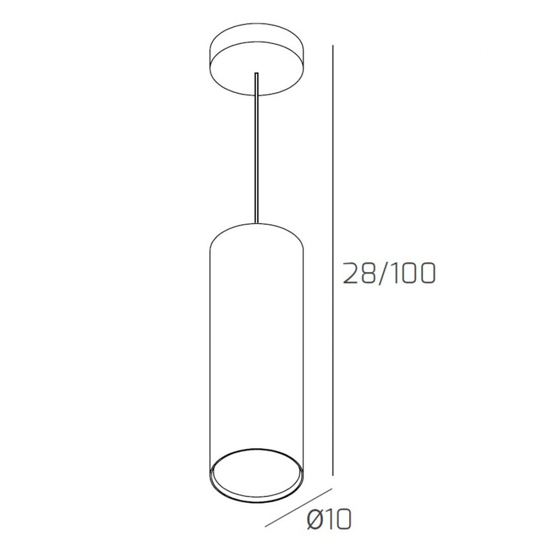 Sospensione TP-SHAPE 1143 S25 GX53 LED metallo bianco grigio sabbia lampada parete cilindro moderna interno