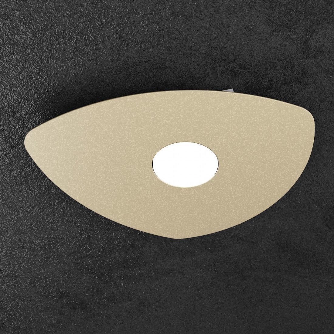 Plafoniera TP-SHAPE 1143 1 GX53 LED metallo bianco sabbia grigio lampda soffitto triangolo moderna interno