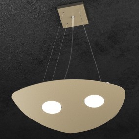 Sospensione TP-SHAPE 1143 S2 GX53 LED metallo bianco sabbia grigio lampadario triangolo moderno interno