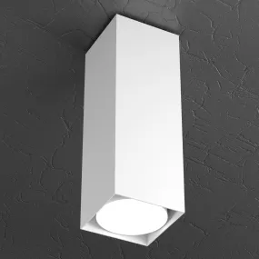 Plafonnier TP-PLATE 1129 PL25 Gx53 LED 8x8 blanc métal gris sable lampe plafonnier intérieur carré moderne