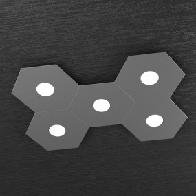 TP-HEXAGON plafonnier 1142 5L A3 GX53 LED applique murale hexagonale en métal plafond intérieur moderne