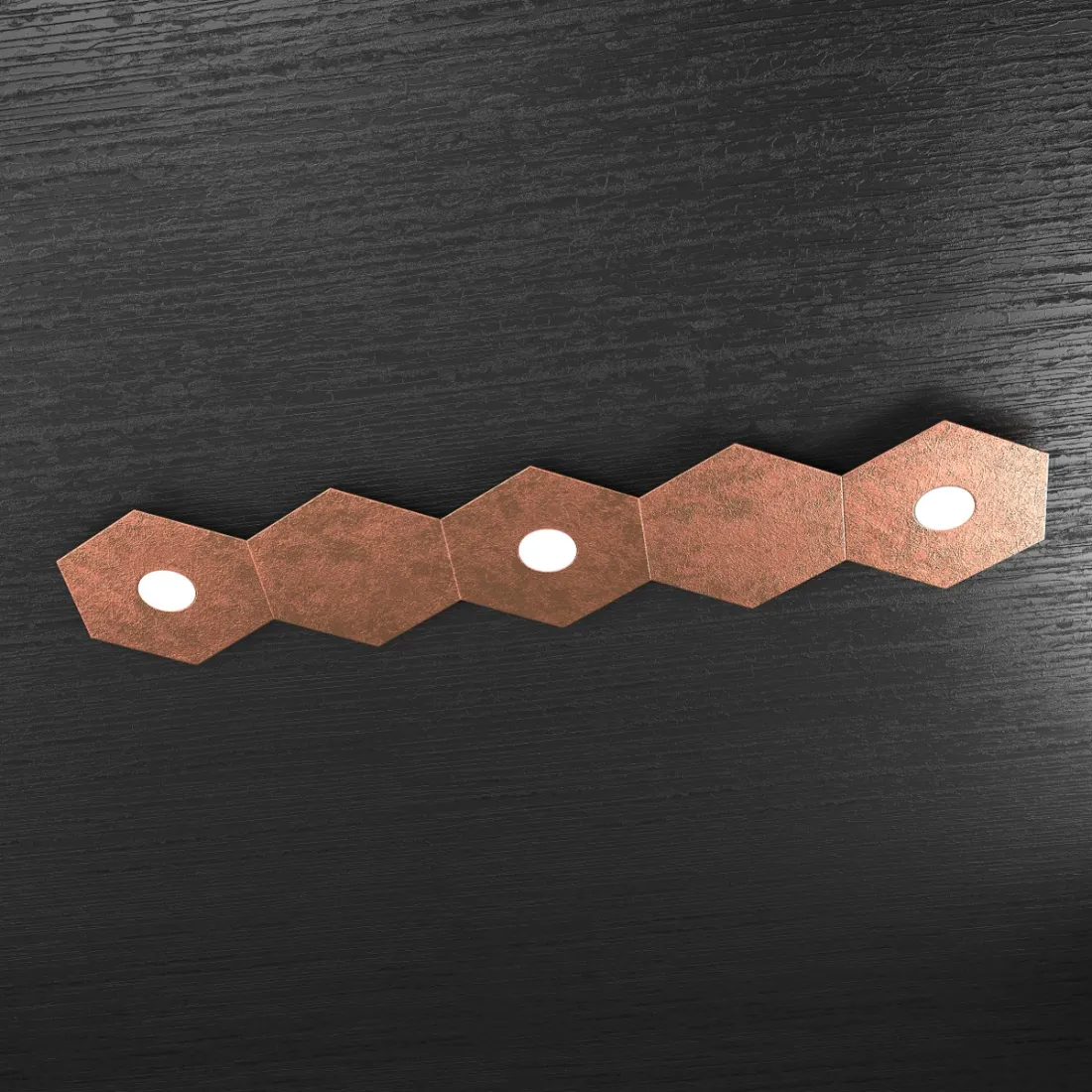 Plafonnier TP-HEXAGON 1142 3L2D A1 GX53 LED lampe hexagonale en métal plafond mural intérieur moderne