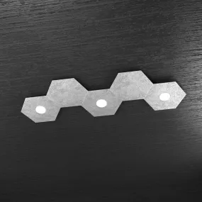 Plafoniera TP-HEXAGON 1142 3L2D A2 GX53 LED metallo esagonale lampada parete soffitto moderna interno