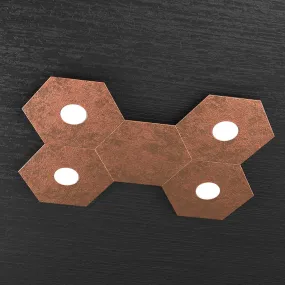 Plafonnier TP-HEXAGON 1142 4L1D GX53 LED applique murale hexagonale en métal plafond intérieur moderne