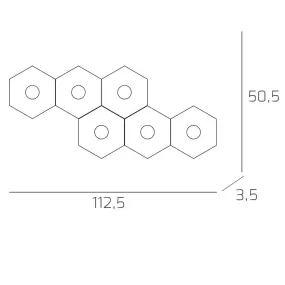 Deckenleuchte TP-HEXAGON...