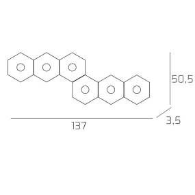 Plafonnier TP-HEXAGON 1142...