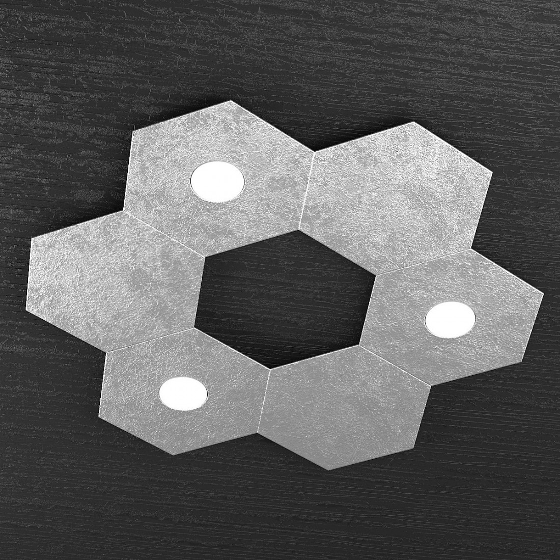 Plafonnier TP-HEXAGON 1142 3L3D A2 GX53 LED lampe hexagonale en métal plafond mural intérieur moderne