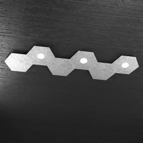 Plafoniera TP-HEXAGON 1142 3L3D A5 GX53 LED metallo esagonale lampada parete soffitto moderna interno