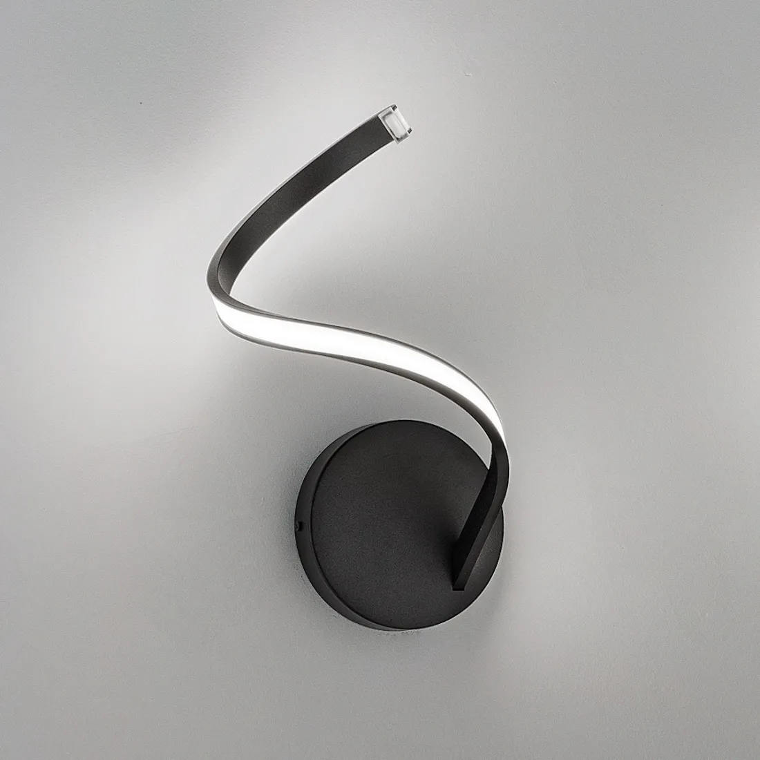 Applique FB-TAPE 2133 A1 10W LED 1000LM metallo bianco nero lampada parete soffitto moderna ultramoderna interno