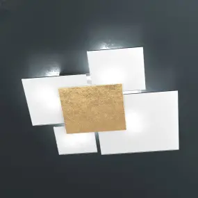 Plafonnier TP-UPGRADE 1148 70 E27 LED vitrail décoré lampe artisanale plafond mural carré intérieur moderne