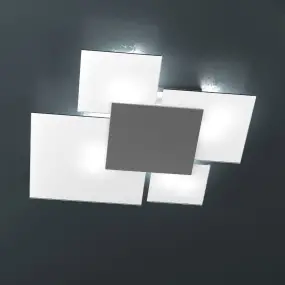 Plafonnier TP-UPGRADE 1148 70 E27 LED vitrail décoré lampe artisanale plafond mural carré intérieur moderne