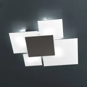 Plafonnier TP-UPGRADE 1148 70 E27 LED vitrail décoré lampe artisanale plafond mural carré intérieur moderne