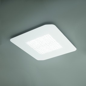 GN-PIXEL PM 37W plafonnier LED 5833LM 3000 ° K 62x62 plafond carré dimmable aluminium blanc gris tourterelle intérieur moderne