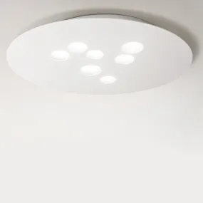 GE-LUNA PG GX53 plafonnier LED blanc aluminium mat gris tourterelle plafonnier intérieur moderne
