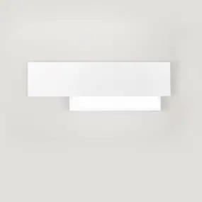Applique GE-DOHA 15W LED 1270LM 3000°K bianco alluminio metacrilato lampada parete moderna interno