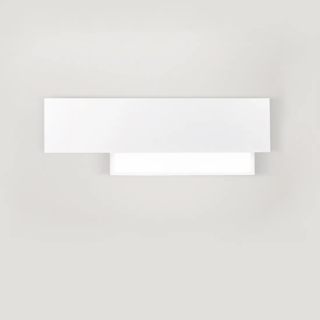 Applique murale LED GE-DOHA 15W 1270LM 3000 ° K applique murale intérieur moderne en méthacrylate d'aluminium blanc