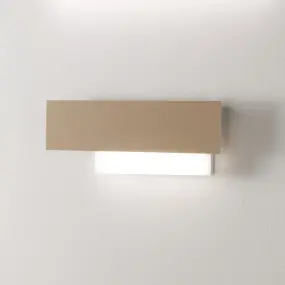 Applique GE-DOHA 15W LED 1270LM 3000°K TORTORA alluminio metacrilato lampada parete moderna interno