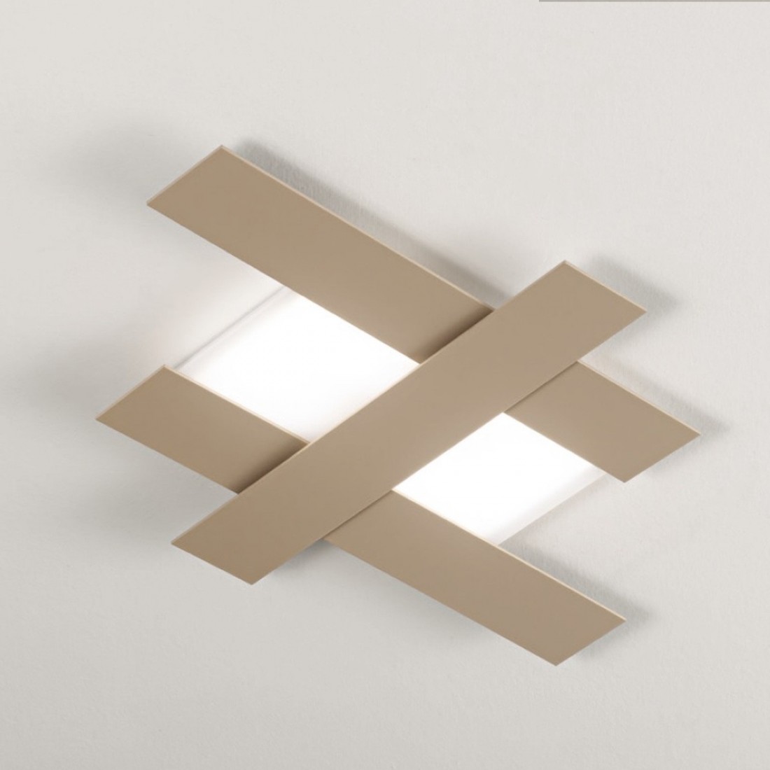 Plafoniera GE-DOHA PP 30W LED 2620LM 3000°K alluminio metacrilato lampada parete soffitto moderna rettangolare interno